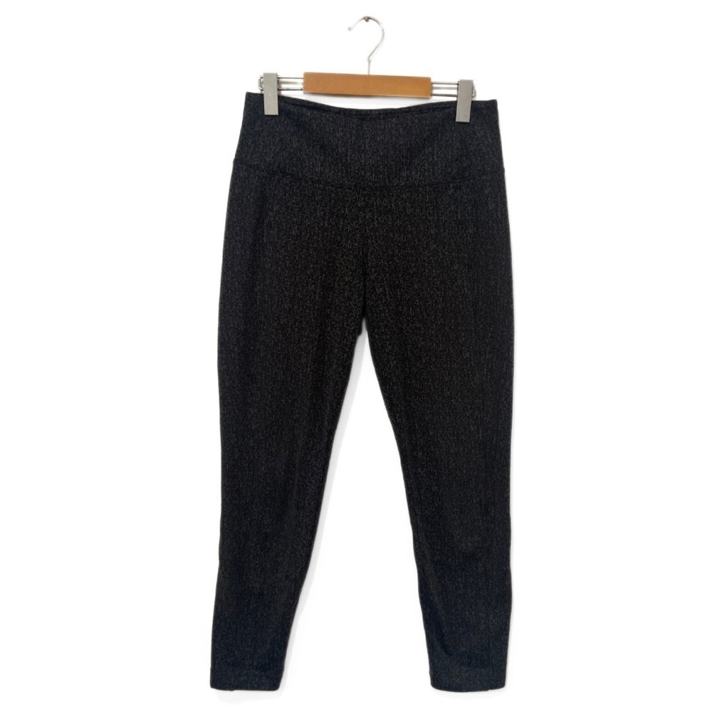 Athleta Heathered Grey Delancey Texture High-Rise Tight Leggings Size Medium